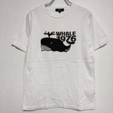 BEAMS HEART フロッキープリント クジラ 半袖Ｔシャツ カットソー ホワイト レディース ビームスハート【中古】4-0701S∞