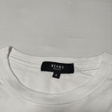 BEAMS HEART フロッキープリント クジラ 半袖Ｔシャツ カットソー ホワイト レディース ビームスハート【中古】4-0701S∞