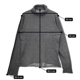 vie evam eva コットン カシミヤ タートルネック プルオーバー V153K961 ニット チャコールグレー レディース ヴィー エヴァムエヴァ【中古】4-1218T∞