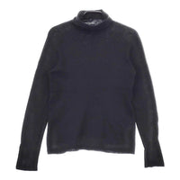 vie evam eva コットン カシミヤ タートルネック プルオーバー V002K047 ニット ブラック レディース ヴィー エヴァムエヴァ【中古】4-1218T∞