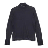 vie evam eva コットン カシミヤ タートルネック プルオーバー V002K047 ニット ブラック レディース ヴィー エヴァムエヴァ【中古】4-1218T∞