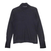 vie evam eva コットン カシミヤ タートルネック プルオーバー V002K047 ニット ブラック レディース ヴィー エヴァムエヴァ【中古】4-1218T∞