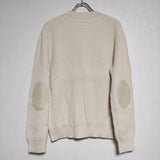 A.P.C. 新品未使用 SMU PULL KENT エルボーパッチ コットンセーター ニット キナリ レディース アーペーセー【中古】4-1013T∞