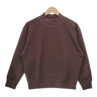 MHL. SOFT WOOL JERSEY モックネック 595-1269512 トレーナー スウェット 21AW ブラウン レディース エムエイチエル【中古】4-1218T∞