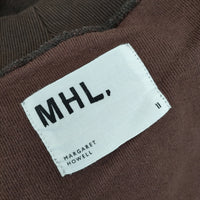 MHL. SOFT WOOL JERSEY モックネック 595-1269512 トレーナー スウェット 21AW ブラウン レディース エムエイチエル【中古】4-1218T∞