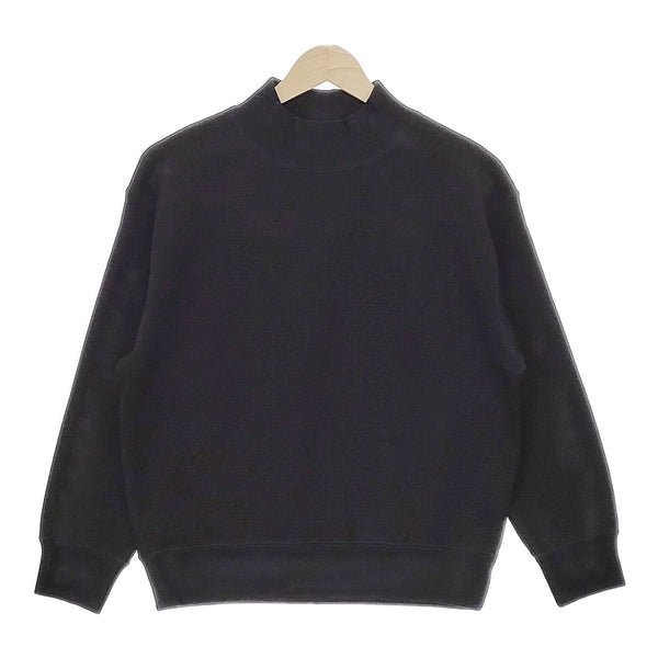 MHL. SOFT WOOL JERSEY モックネック 595-1269512 トレーナー スウェット 21AW ネイビー レディース エムエイチエル【中古】4-1218T∞