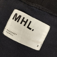 MHL. SOFT WOOL JERSEY モックネック 595-1269512 トレーナー スウェット 21AW ネイビー レディース エムエイチエル【中古】4-1218T∞