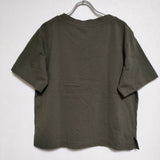 MARGARET HOWELL 578-0168671 COTTON V NECK T SHIRT 半袖Ｔシャツ カットソー 2020 カーキ レディース マーガレットハウエル【中古】4-0701S∞