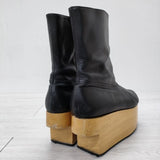 Vivienne Westwood ROCKING HORSE ロッキンホース ブーツ ブーツ ブラック レディース ヴィヴィアンウエストウッド【中古】4-0618G◎