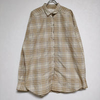 TODAYFUL Check Hook Shirts チェックホック ブラウス シャツ ベージュ レディース トゥデイフル【中古】4-0611M∞