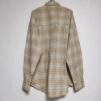 TODAYFUL Check Hook Shirts チェックホック ブラウス シャツ ベージュ レディース トゥデイフル【中古】4-0611M∞