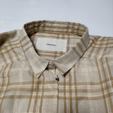 TODAYFUL Check Hook Shirts チェックホック ブラウス シャツ ベージュ レディース トゥデイフル【中古】4-0611M∞