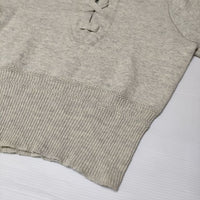 ISABEL MARANT ETOILE レースアップ セーター 36 ニット ライトグレー レディース イザベルマラン【中古】4-0824T∞