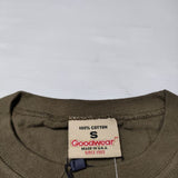 Goodwear 新品 USA製  半袖Ｔシャツ カットソー カーキ レディース グッドウェア【中古】4-0701S∞