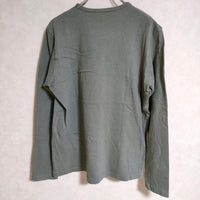 ゴーシュ リリース天竺 クルーネックプルオーバー G224-T049 長袖Ｔシャツ カットソー ロンＴ カーキ レディース ゴーシュ【中古】4-0606M△