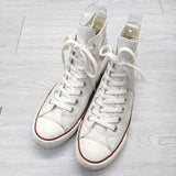 CONVERSE ADDICT COACH CANVAS HI 25cm 定価18700円 ハイカット スニーカー ホワイト レディース コンバースアディクト【中古】4-0616G◎