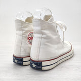 CONVERSE ADDICT COACH CANVAS HI 25cm 定価18700円 ハイカット スニーカー ホワイト レディース コンバースアディクト【中古】4-0616G◎