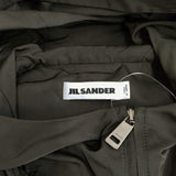 JIL SANDER JSWG400232 シルク混 サイズ40 フードジャケット ブルゾン カーキ レディース ジルサンダー【中古】4-0604M♪