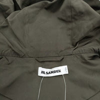 JIL SANDER JSWG400232 シルク混 サイズ40 フードジャケット ブルゾン カーキ レディース ジルサンダー【中古】4-0604M♪