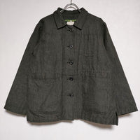 Paul Harnden W.Gardener Shirt ガーデナー 定価12万円 ウールリネン ジャケット グレー レディース ポールハーデン【中古】4-1013T∞