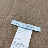 ELISABETH STRAY PEDERSEN エリザベス・ストレイ・ペダーセン ポケットストール ウール 無地 マフラー ベージュ レディース【中古】4-1107T◎
