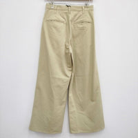 AURALEE 新品 WASHED HEAVY CHINO WIDE PANTS A23AP03ZC サイズ1 定価37400円 チノパンツ 23AW カーキイエロー レディース オーラリー【中古】4-0627M♪