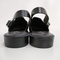 foot the coacher 新品 FTC171204 S.S.SANDALS スリッポン 9 定価29700円 サンダル ブラック メンズ フットザコーチャー【中古】4-0604S♪