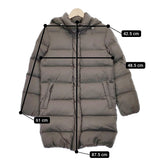 GYMPHLEX J-1028 サイズ12 ロング ダウンコート グレー レディース ジムフレックス【中古】4-1116A♪