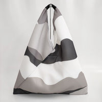 MM6/Maison Margiela S54WD0039 ジャパニーズメッシュトートバッグ ホワイト グレー レディース エムエム6/メゾンマルジェラ【中古】4-0531G♪