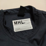 MHL. COTTON TWILL 595-2158500 サイズ0 ワンピース 2022SS ネイビー レディース エムエイチエル【中古】4-0730M△