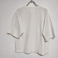 MHL. ラグランスリーブ 595-0168501 GARMENT DYE COTTON JERSEY 半袖Ｔシャツ カットソー 2020 アイボリー レディース エムエイチエル【中古】4-0808S∞