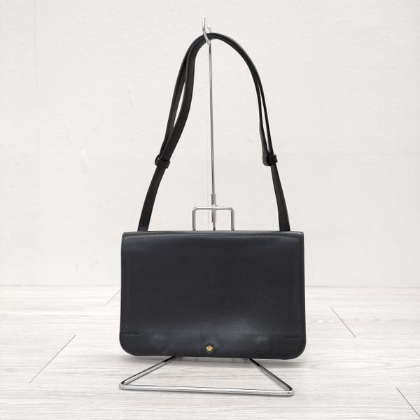 R&D.M.Co- 2way leather shoulder bag レザー ショルダーバッグ ブラック レディース オールドマンズテーラー【中古】4-0909G◎