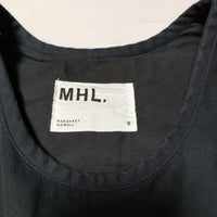 MHL. CONTRAST WRAP COTTON 595-1256500 ノースリーブドレス ワンピース 2021 ネイビー レディース エムエイチエル【中古】4-0808S∞