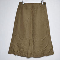 MARGARET HOWELL COTTON LINEN TWILL 578-3132006 ロングスカート 2023 ブラウン系 レディース マーガレットハウエル【中古】4-0803M∞