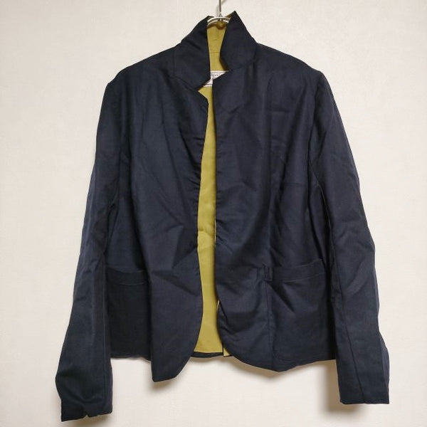 GALLEGO DESPORTES 新品 man style jacket ウール フランネル ジャケット ネイビー レディース ギャレゴ デスポート【中古】4-0713T∞