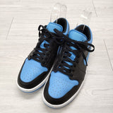 NIKE Nike Air Jordan 1 Low University Blue 553558-041 29cm スニーカー ミズイロ ブラック メンズ ナイキ【中古】4-0826G◎