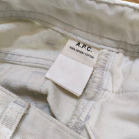 A.P.C. 加工 サイズ26 デニムパンツ オフホワイト レディース アーペーセー【中古】4-0624G△