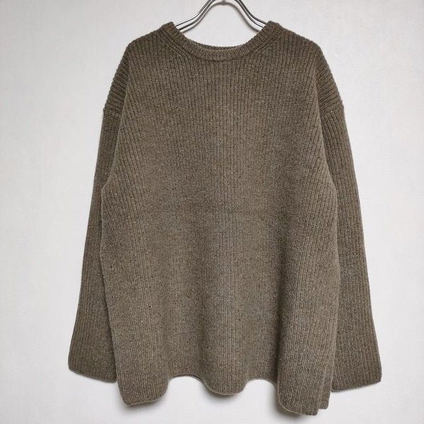 Pilgrim Surf+Supply Honey CrewKnit 定価26400円 ウールセーター ニット 23AW ブラウン レディース ピルグリム サーフ+サプライ【中古】4-1127T∞