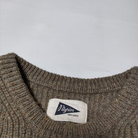 Pilgrim Surf+Supply Honey CrewKnit 定価26400円 ウールセーター ニット 23AW ブラウン レディース ピルグリム サーフ+サプライ【中古】4-1127T∞