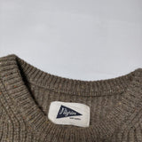 Pilgrim Surf+Supply Honey CrewKnit 定価26400円 ウールセーター ニット 23AW ブラウン レディース ピルグリム サーフ+サプライ【中古】4-1127T∞