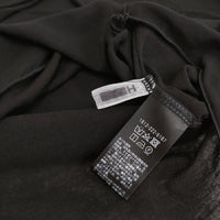 H BEAUTY&YOUTH ハイツイストシアークルーネックカットソー 定価11000円 24SS ブラック エイチビューティアンドユース【中古】4-0604M♪