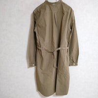 MHL. バンドカラー 595-158552 NATURAL DYE POPLIN サイズ2 ワンピース カーキ レディース エムエイチエル【中古】4-0624M△