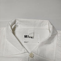 MHL. 595-2152506 SANDED COTTON LINEN 半袖 ブラウス シャツ 22SS オフホワイト レディース エムエイチエル【中古】4-0722S∞