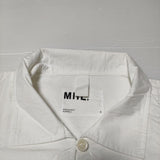 MHL. 595-2152506 SANDED COTTON LINEN 半袖 ブラウス シャツ 22SS オフホワイト レディース エムエイチエル【中古】4-0722S∞