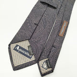 Aquascutum classic collection シルク 総柄 ネクタイ ネイビー メンズ アクアスキュータム【中古】5-0510G∞