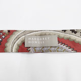 MARGARET HOWELL 柄 ネクタイ レッド レディース マーガレットハウエル【中古】4-0909G◎