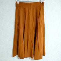 BEAUTY&YOUTH UNITED ARROWS フレアスカート サイズM コットン ロングスカート オレンジ レディース ビューティアンドユース【中古】4-0716M△