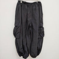 Uhr 24SSUhr-PT380 New Snow Pants ナイロンパラシュートパンツ 定価41800円 サイズ36 24SS ブラック ウーア 4-0614M 241336