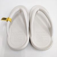 TAW&TOE トーアンドトー 未使用品 Zerovity Flip Flop Sport リカバリーサンダル S サンダル アイボリー レディース【中古】4-0614S♪