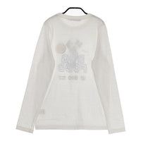 R&D.M.Co- DOG FOOD L/T SHIRT 定価14300円 サイズM 長袖Ｔシャツ ロンＴ 23SS ホワイト レディース オールドマンズテーラー【中古】4-0920M♪